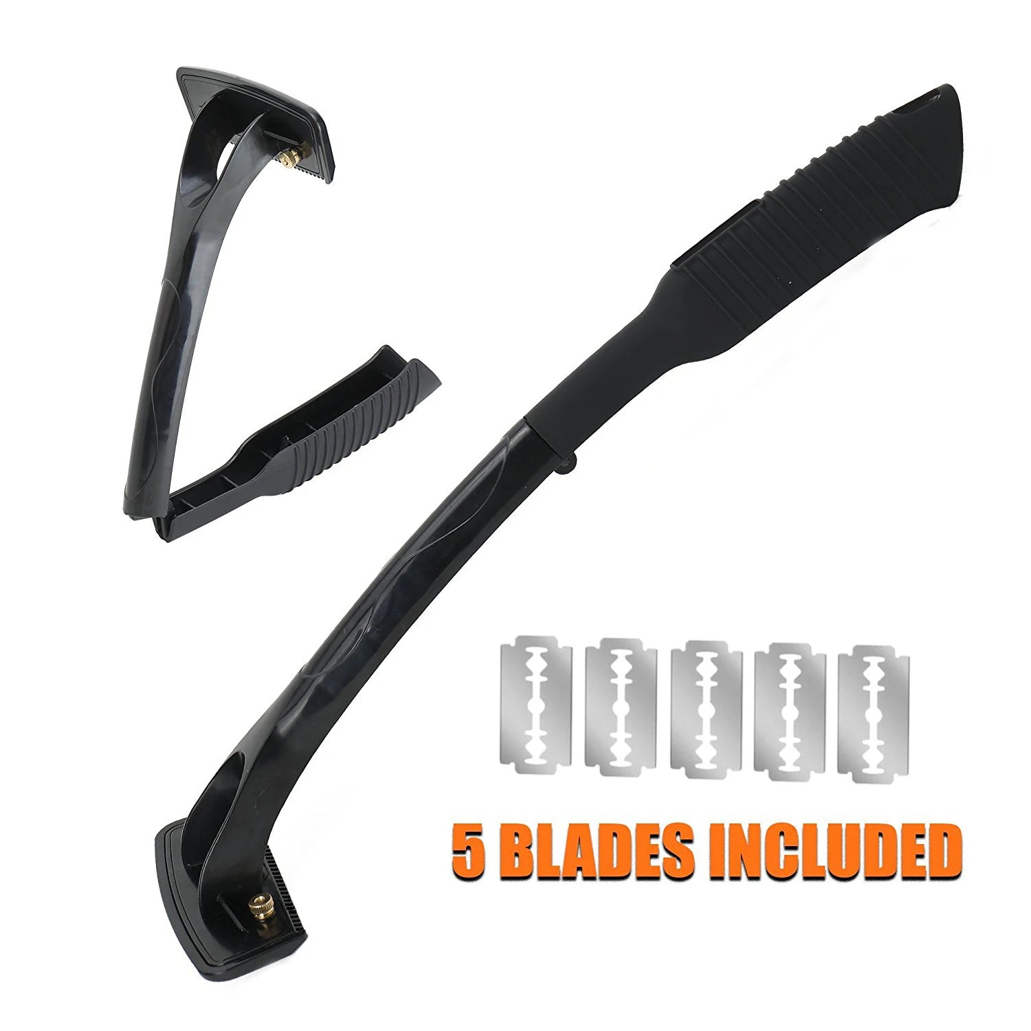 Safety Long Handle Folding Back Shaver Body Shaver Back Hair Trimmer Body Leg Back Razor Shaver Epilator Hair Removal Tool